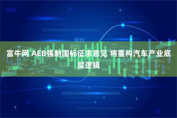 富牛网 AEB强制国标征求意见 将重构汽车产业底层逻辑